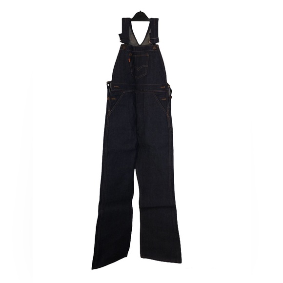 NWOT Vintage Levi’s Jean Overalls orange tab - Picture 1 of 7